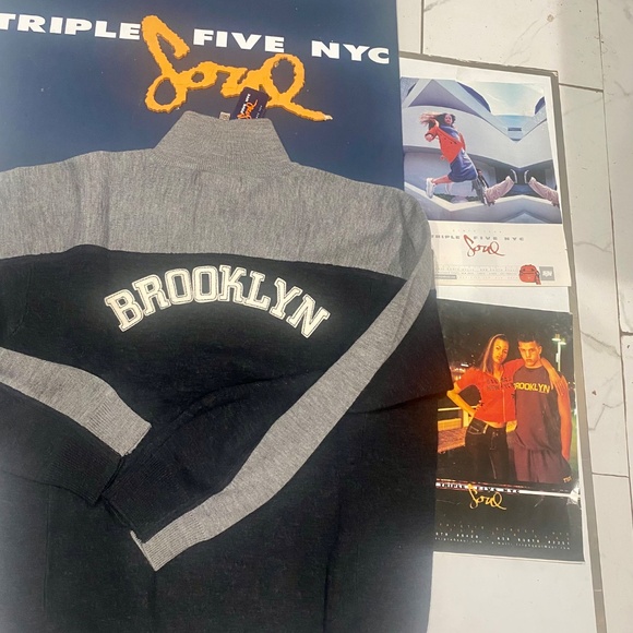 TRIPLE FIVE SOUL Vintage Sweater Top SZ XL - Picture 8 of 14